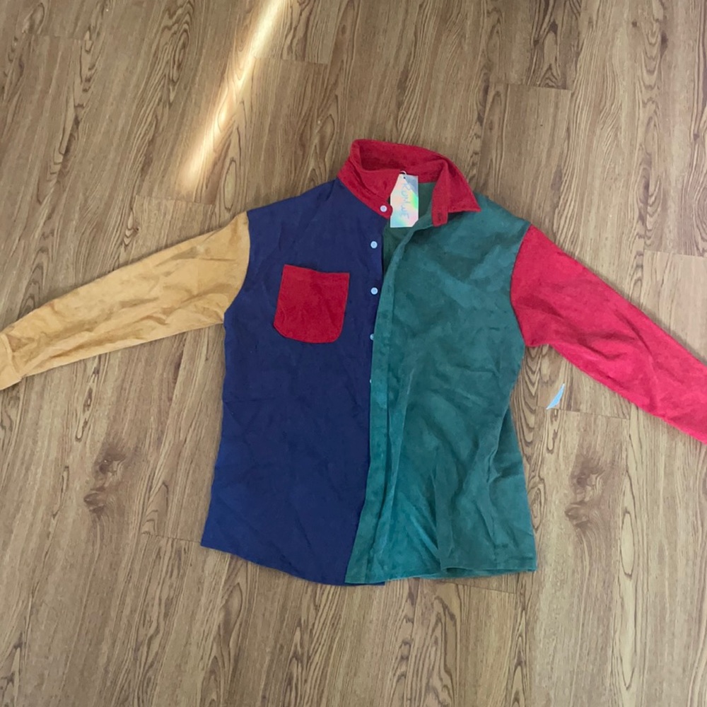 Color Block Cardigan